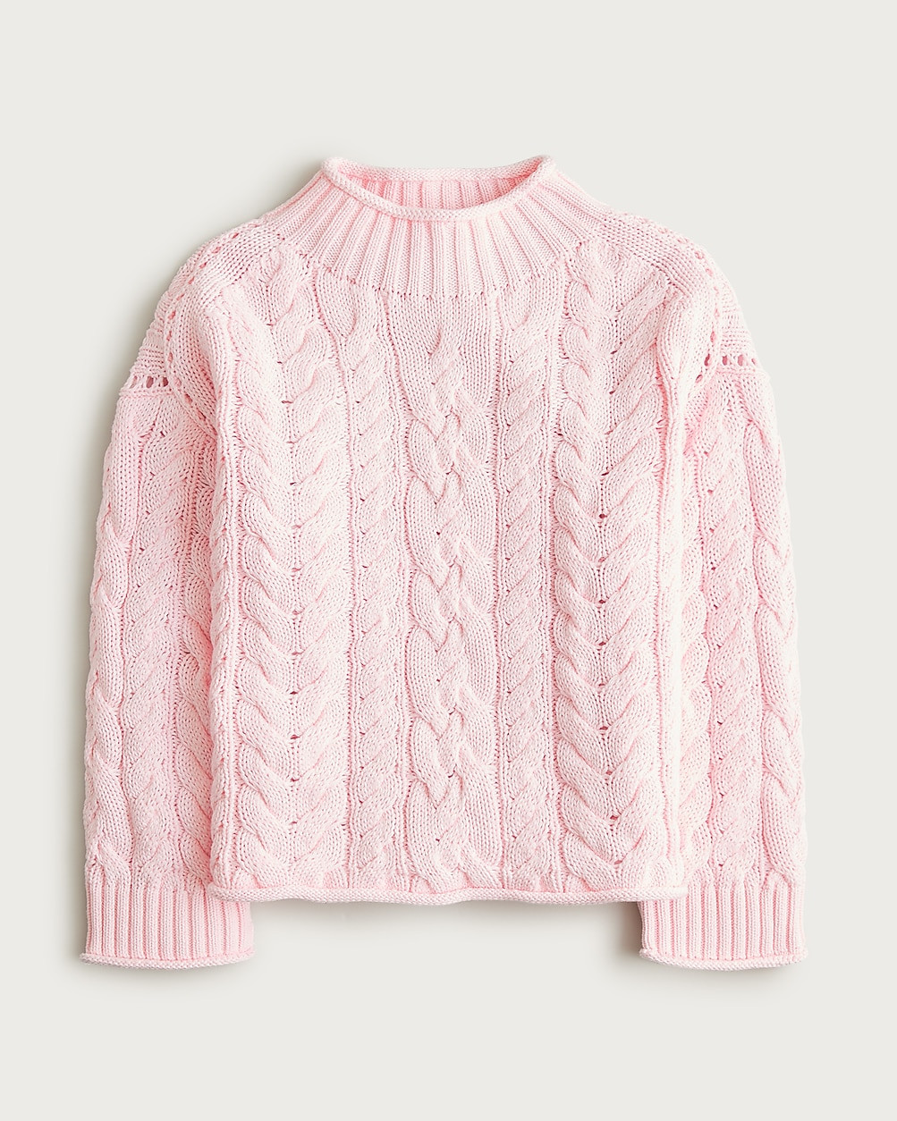 2025 Rollneck™ cable-knit sweater | J. Crew US
