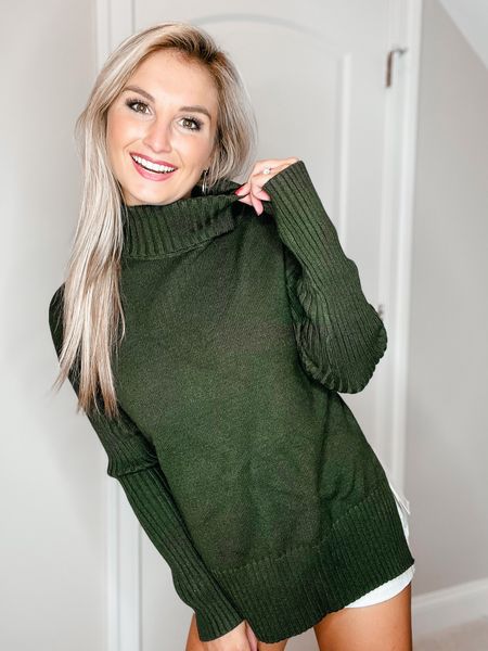 Amazon with Amber 🤍 LUYAA Womens Turtleneck Oversized Side Spilt Long Sleeve Knit Tunic Pullover Sweater Tops

#LTKstyletip #LTKU #LTKSeasonal