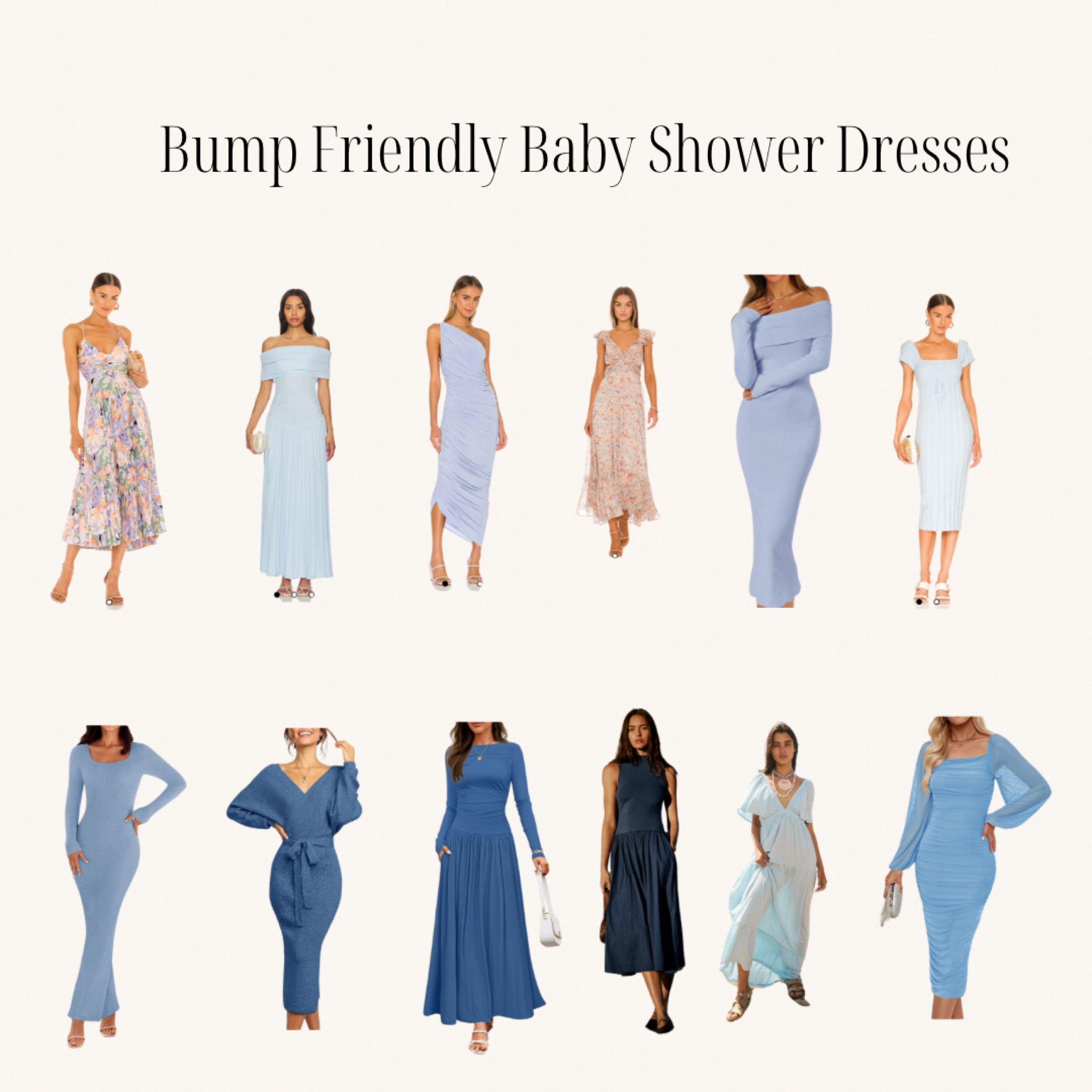 Bump friendly (but not maternity) baby shower dresses!!

#LTKFindsUnder100 #LTKFindsUnder50 #LTKBump