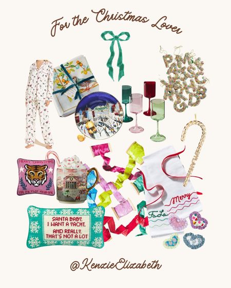 Gift guide for the Christmas lover!! #giftguide 