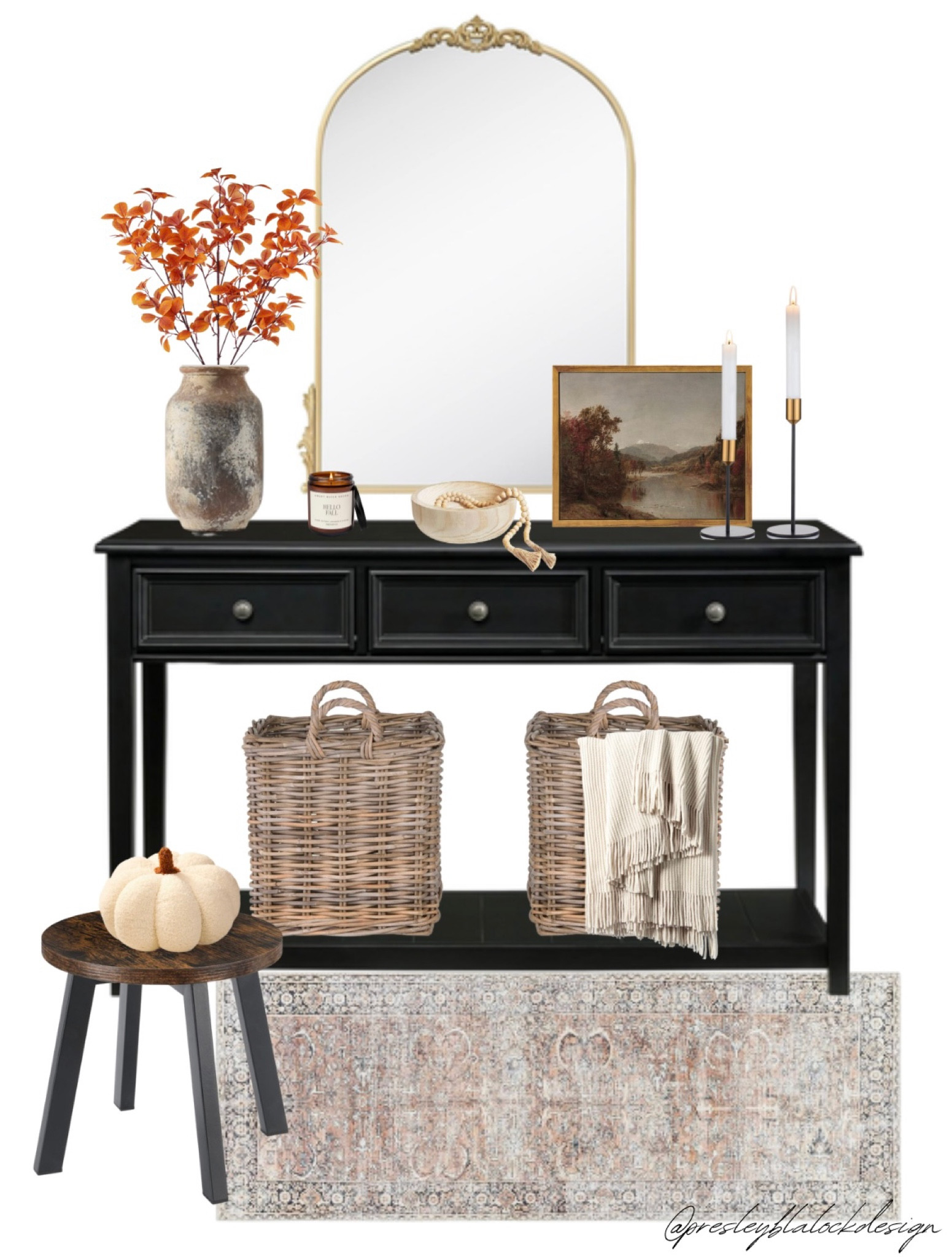 Amazon Fall Decor / Fall Home Decor / Entryway Inspiration / Console Table / Area Rug / Fall Florals / Arch Mirror / Pumpkin Decor / Amazon Home / Fall Candles / Storage Basket / Wooden Stool 

#LTKHalloween #LTKSeasonal #LTKhome
