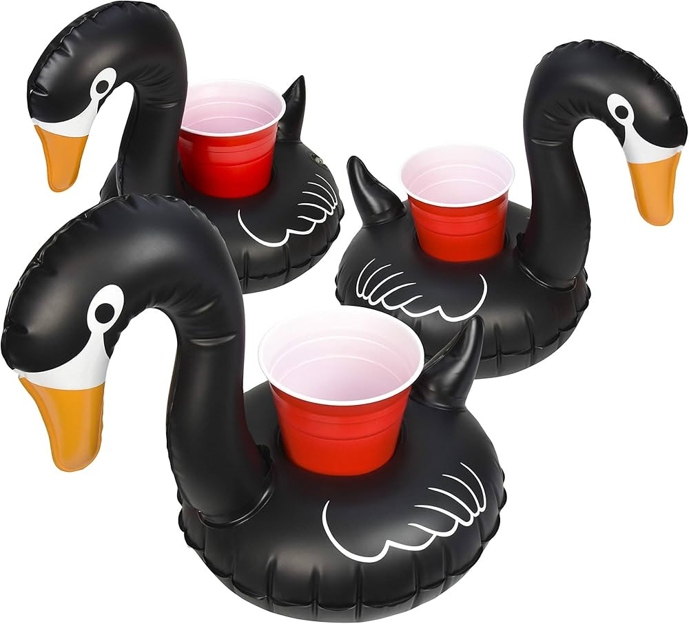 GoFloats Inflatable Pool and Hot Tub Drink Holders (3 Pack) (Choose - Unicorn, Flamingo, Palm Tre... | Amazon (US)