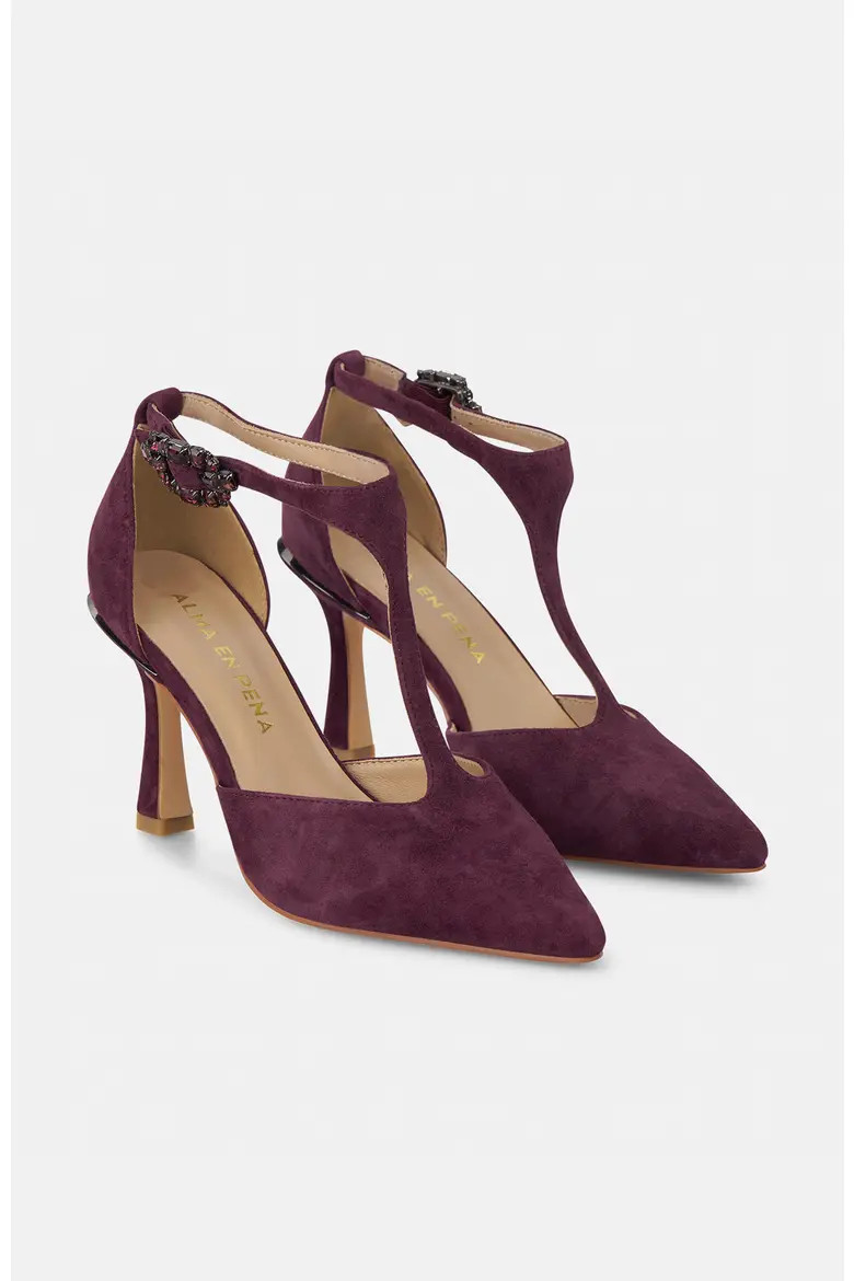Alma en Pena Sharp Jewel Buckle Shoe in Black at Nordstrom, Size 38 | Nordstrom