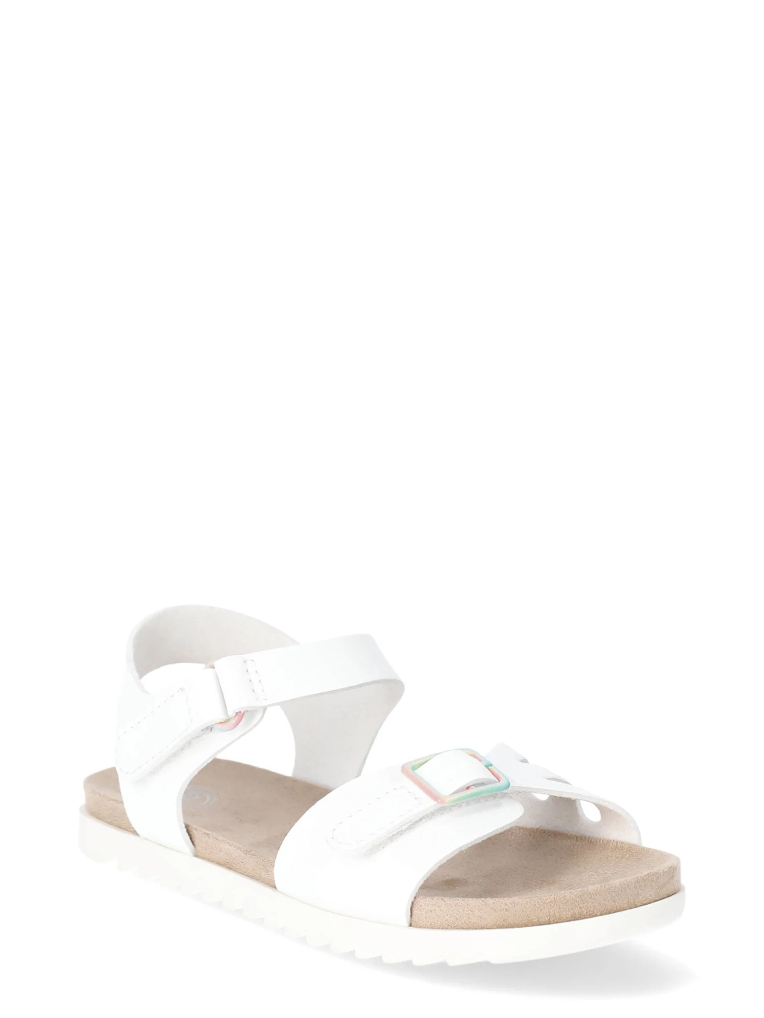 Wonder Nation Baby & Toddler Girls Buckle Sandals - Walmart.com | Walmart (US)