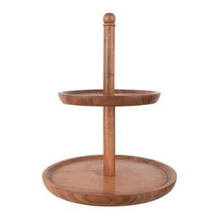 16" Natural 2-Tier Wooden Tray by Ashland® | Michaels® | Michaels Stores