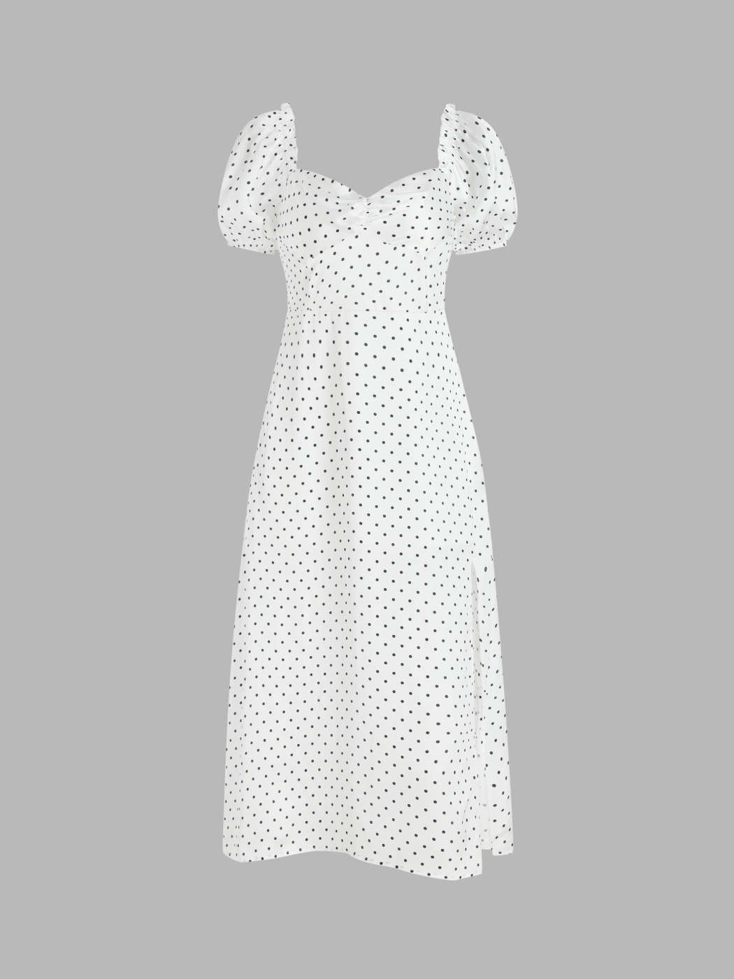 Polka Dot Puff Sleeve Dress | Cider
