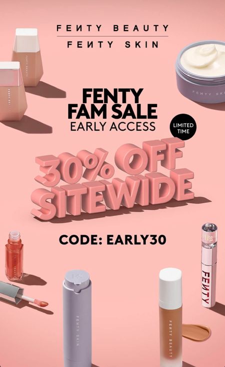 Fenty Fam Sale! This is the best time to get your Fenty products. I linked some of my fave Fenty products !

#LTKSeasonal #LTKsalealert #LTKbeauty