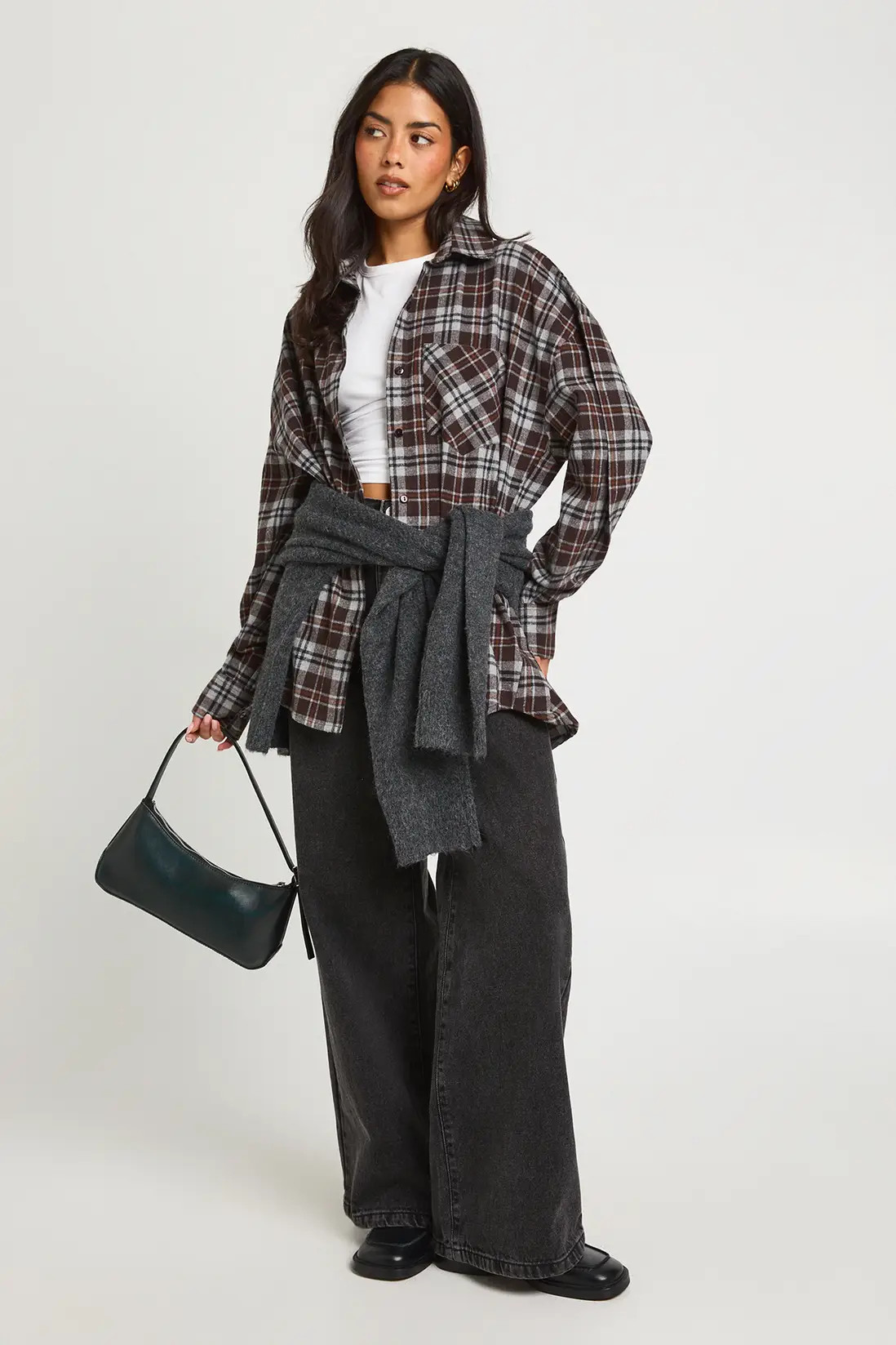 Boohoo Basics Oversized Cotton Poplin Shirt | Boohoo.com (UK & IE)