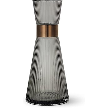 Rosendahl Grand Cru Nouveau 33.8 oz. Water Carafe - Elegant Smoke-Colored Mouth Blown Glass with ... | Amazon (US)