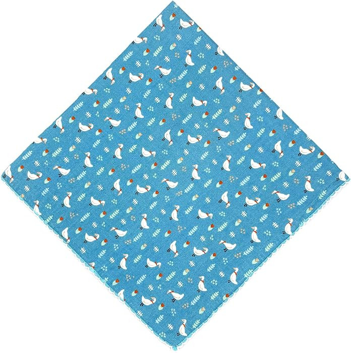 21x21 inches 100% Cotton Bandana for Women - Soft Square Scarf, Multi-Purpose Head Covering, Hair... | Amazon (US)