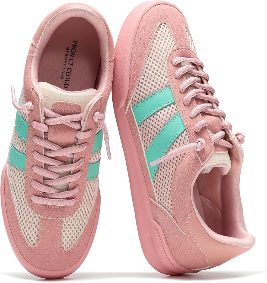 Project Cloud 100% Genuine Leather Casual Sneakers for Women - Memory Foam Insoles - Womens Shoes... | Amazon (US)