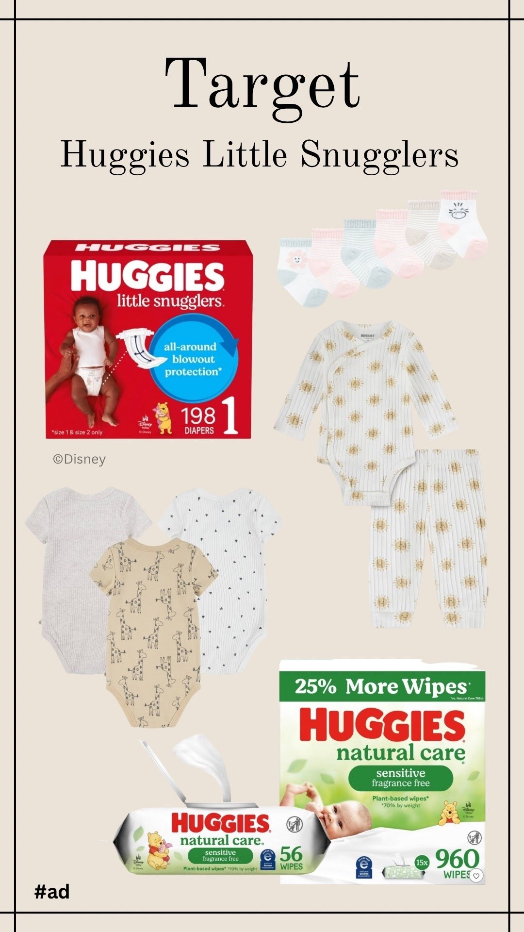 #ad Some of my fav baby essentials thanks to @Huggies & @target We love the Huggies® Little Snugglers® Diapers. 

#liketkit #Huggies #LittleSnugglers #TargetPartner #Target
