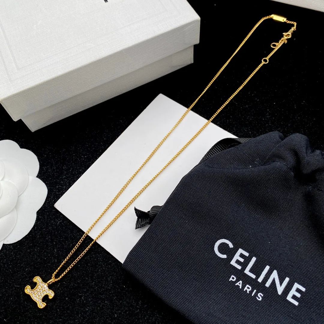 Dupe FEN-DI Ce-line Ear studs Necklace Bracelets Fashion Accessories With Box | DHGate