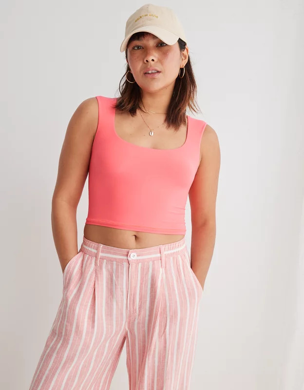 SMOOTHEZ Square Neck Cami | Aerie