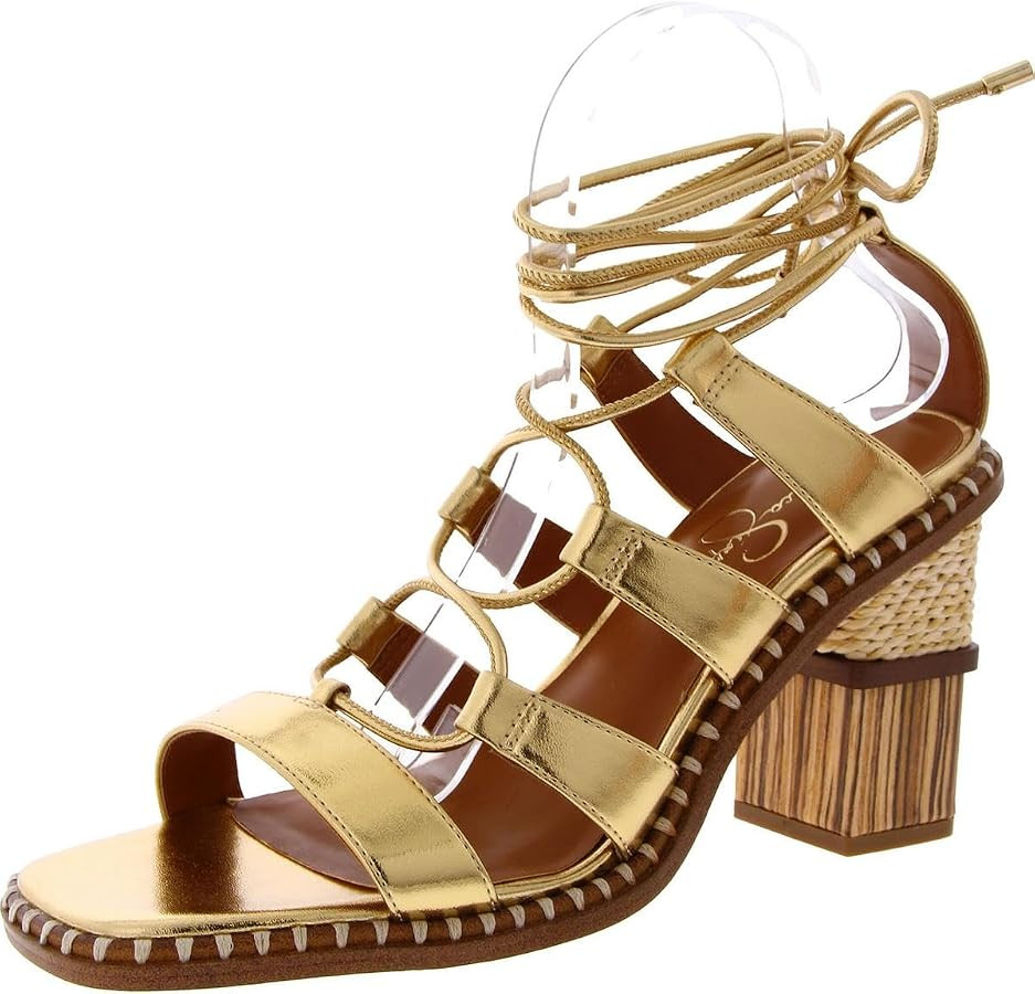 Jessica Simpson Womens Lonor Strappy Pumps Heels | Amazon (US)