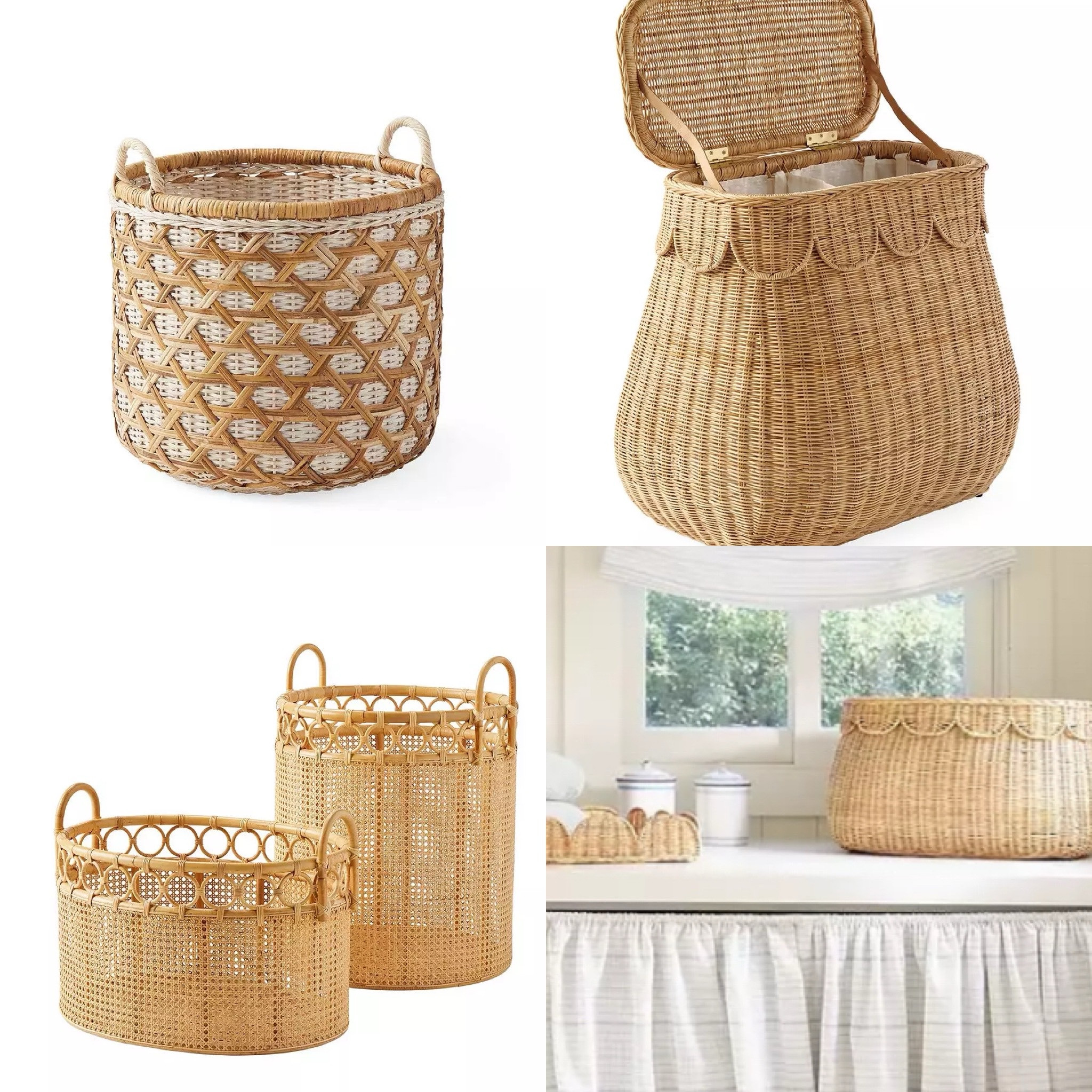 Rattan baskets that will bring order and style to your home.  Ow up to 40% off at Serena&Lily. 

#LTKHome #LTKSeasonal #LTKSaleAlert