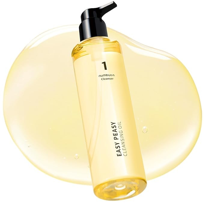 numbuzin No.1 Easy Peasy Cleansing Oil, Lightweight Makeup Remover & Facial Cleanser, Waterproof ... | Amazon (US)