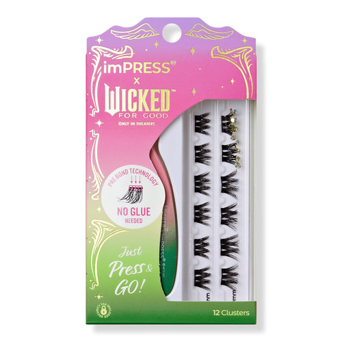 Fly…Fly imPRESS X WICKED For Good Self Adhesive Eyelash Clusters - Kiss | Ulta Beauty | Ulta