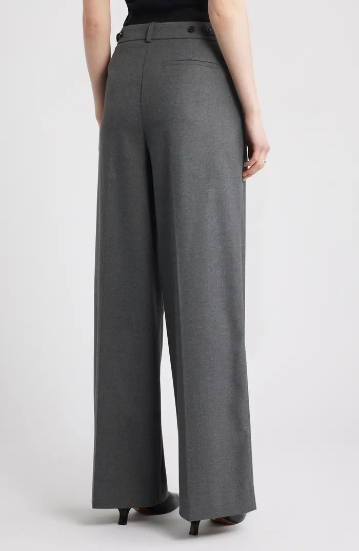 Nordstrom Heathered Wide Leg Pants | Nordstrom | Nordstrom