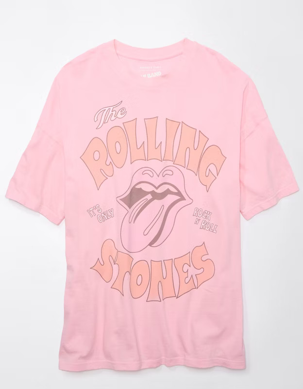 AE Oversized Rolling Stones Graphic Tee | American Eagle Outfitters (US & CA)