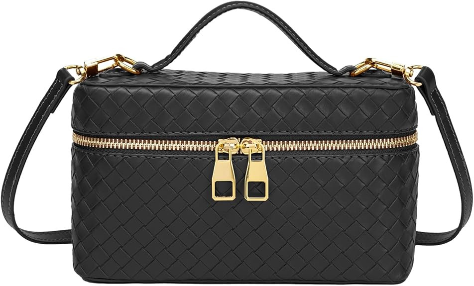 Trendy Shoulder Bags for Women Mini L19 Square Box Satchel Bag Cute PU Leather Crossbody Purse wi... | Amazon (US)