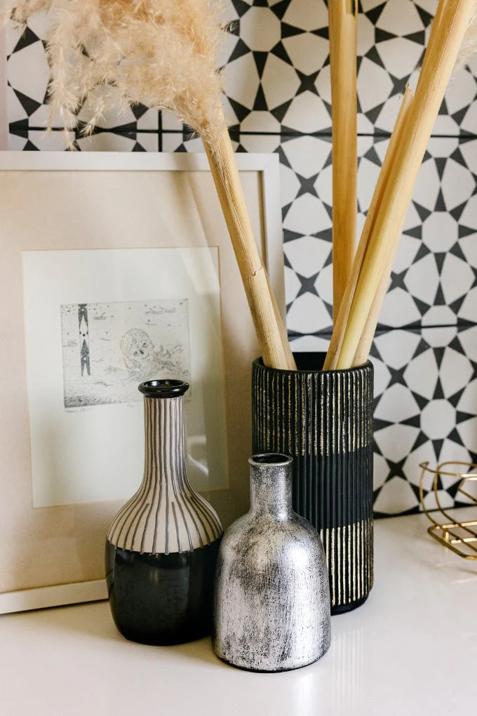 Glitz And Glam Pleated Vase | Cura Home