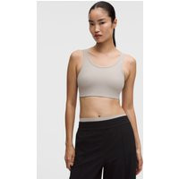 Nulu Ribbed Scoop-Neck Bra | Lululemon (US)