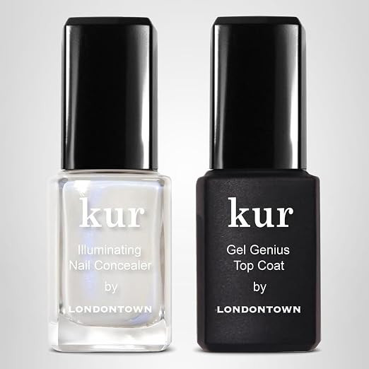 LONDONTOWN Nail Concealer and Gel Genius Top Coat Duos, Brighten and Illuminate Nails in One Step... | Amazon (US)