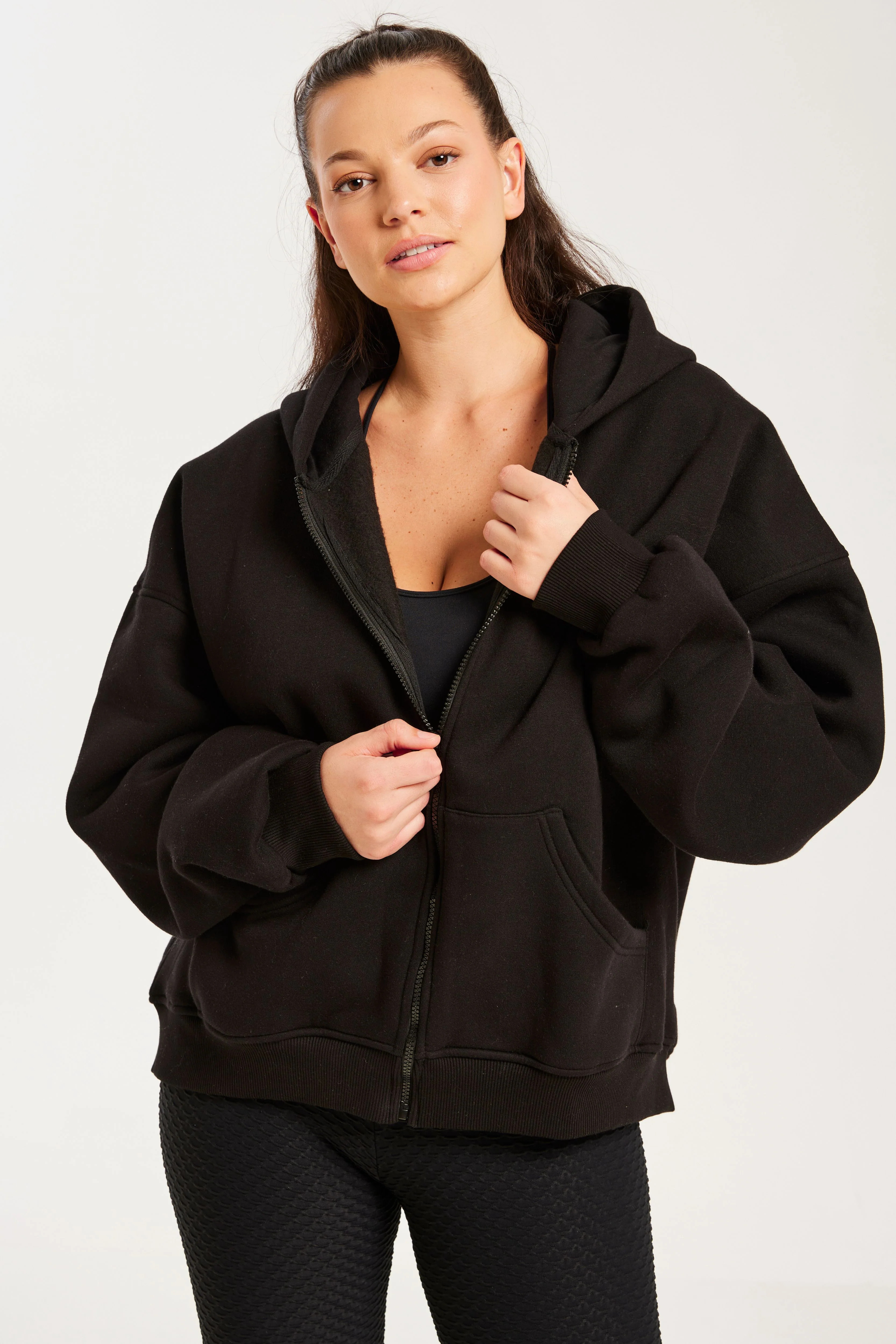 Boyfriend Zip Up Black | Booty by Brabants