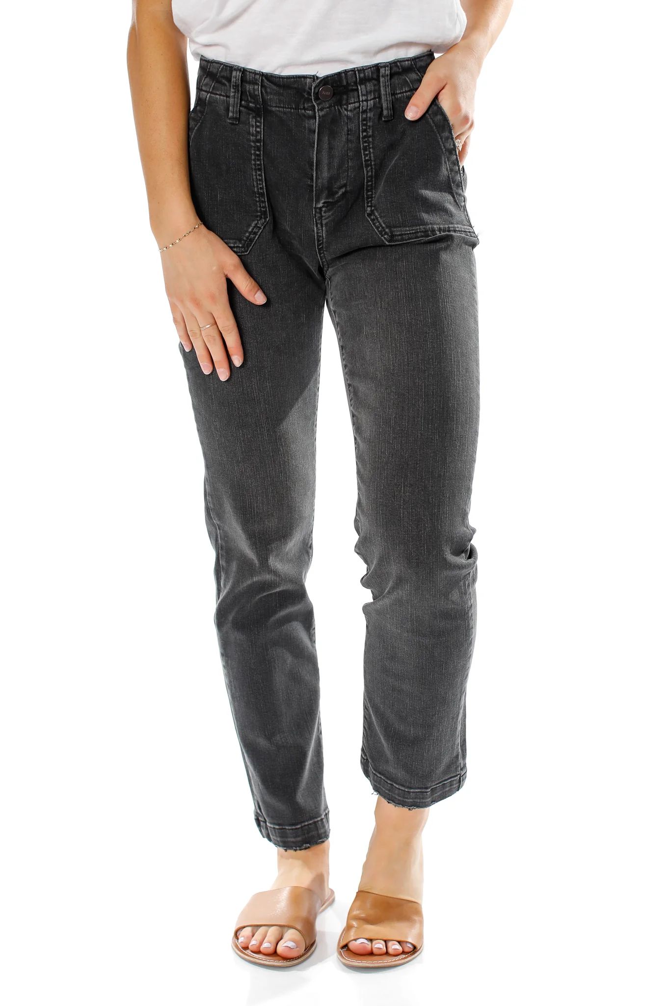Mayslie Straight Ankle Jeans | Shop Common Thread