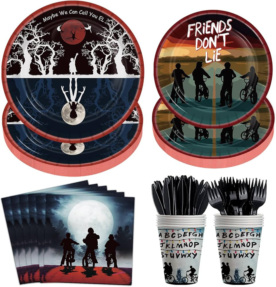 Amazon.com: JIANNOR Stranger Party Supplies for Boys girls, Kids Birthday Party Favors Stranger M... | Amazon (US)