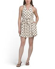 Linen Blend Eva Mini Dress | TJ Maxx