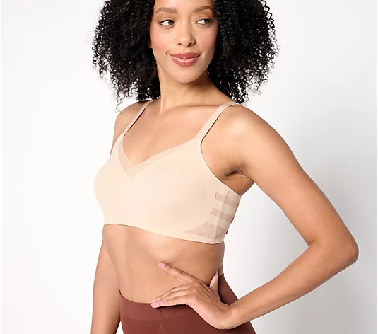 Shapermint Essentials Everyday Empower Mesh Bra | QVC