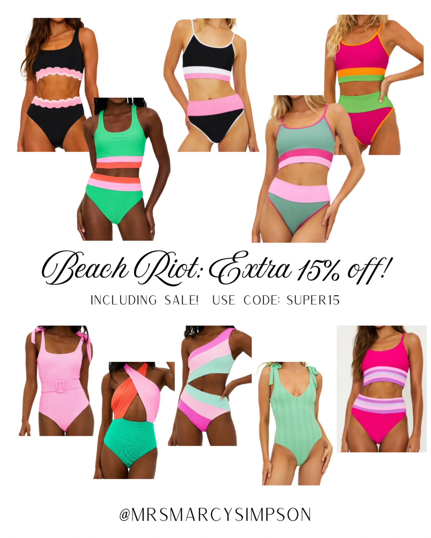 Beach Riot 15% off site wide!  INCLUDING SALE!

Use code SUPER15 at checkout! 🛍️

#LTKswimwear #LTKsale #LTKpetite