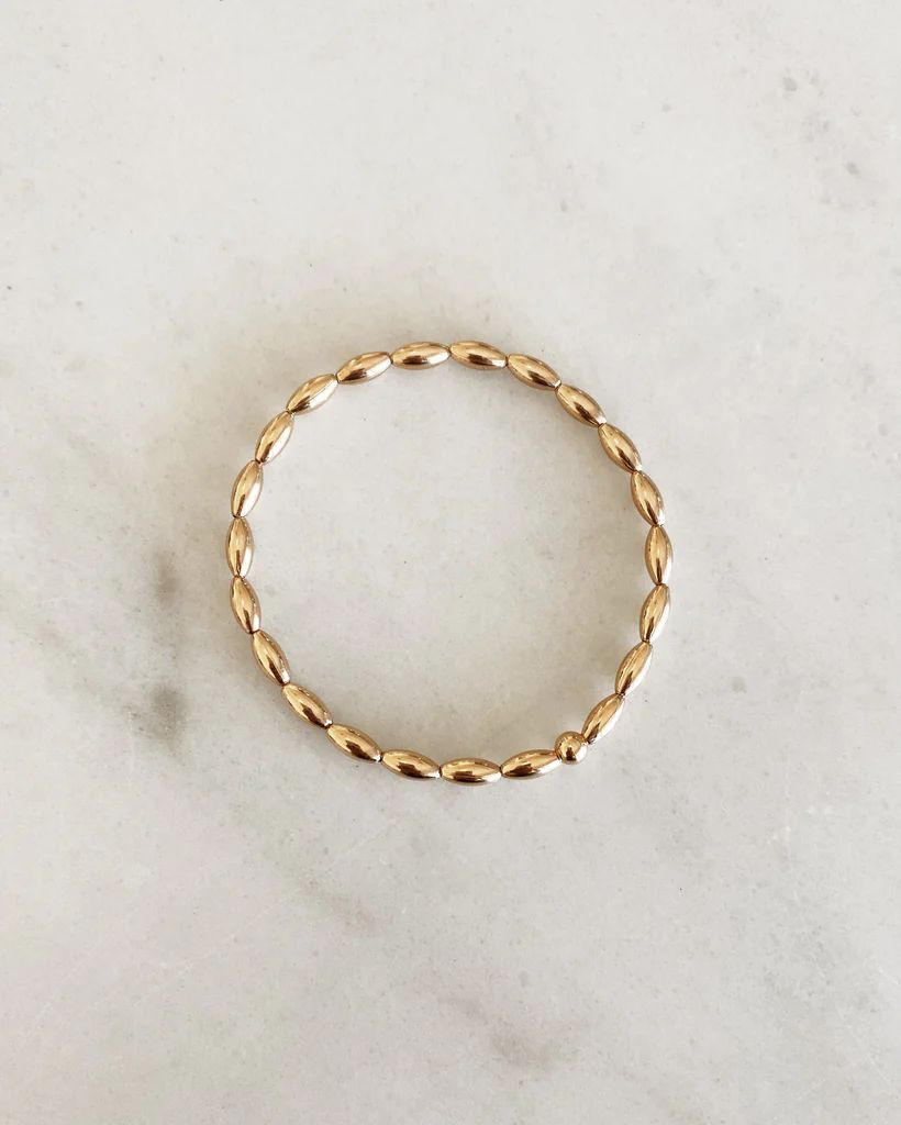 THE OVAL BRACELET - GOLDPetite (6 1/8) | Stylin by Aylin