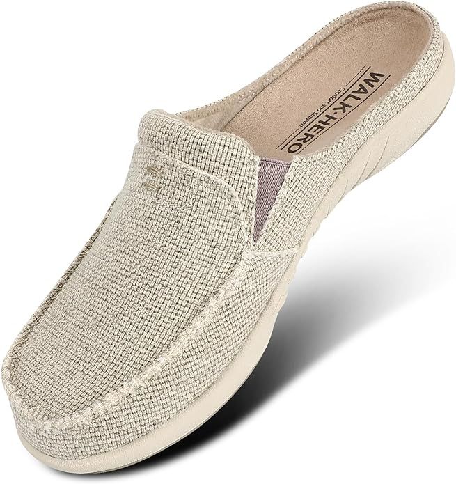 Womens Slippers with Arch Support, Walkhero House Slippers for Women with Suede Insole and Velvet... | Amazon (US)