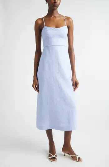 Zimmermann Kindred Spirit Luna Linen Midi Dress | Nordstrom | Nordstrom