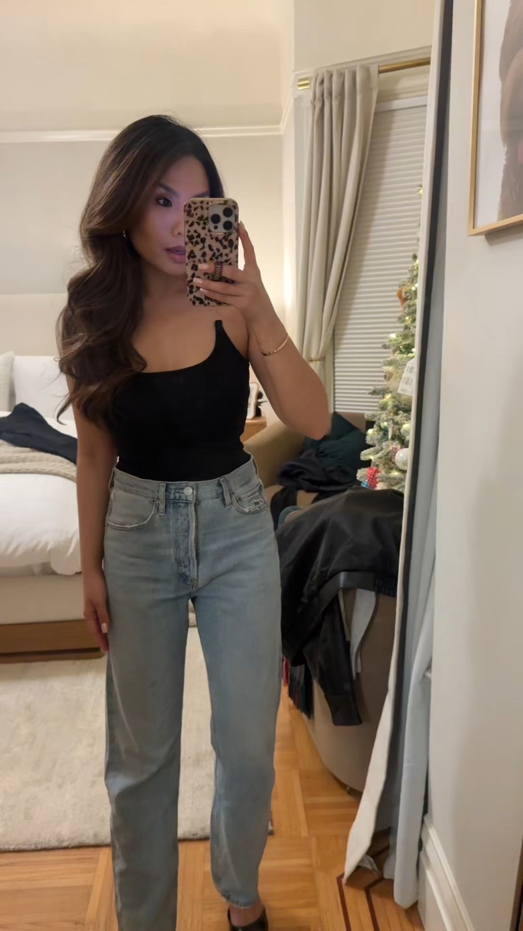 Ootn 🖤 this Amazon invisible top is so fun!

Sizing:
Top - small
Jeans - sized down, 24
Heels - tts 

#LTKFindsUnder100 #LTKPetite #LTKFindsUnder50