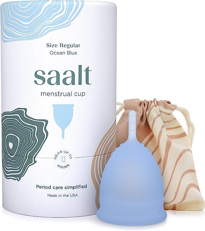 Saalt Menstrual Cup - Premium Design - Most Comfortable Period Cup - #1 Active Cup - Wear for 12 ... | Amazon (US)