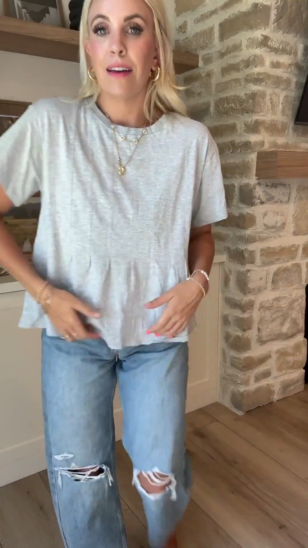 This top is on sale for $19! Jeans fully stocked and on sale for $26!

#LTKootd #LTKgrwm #LTKmomlife