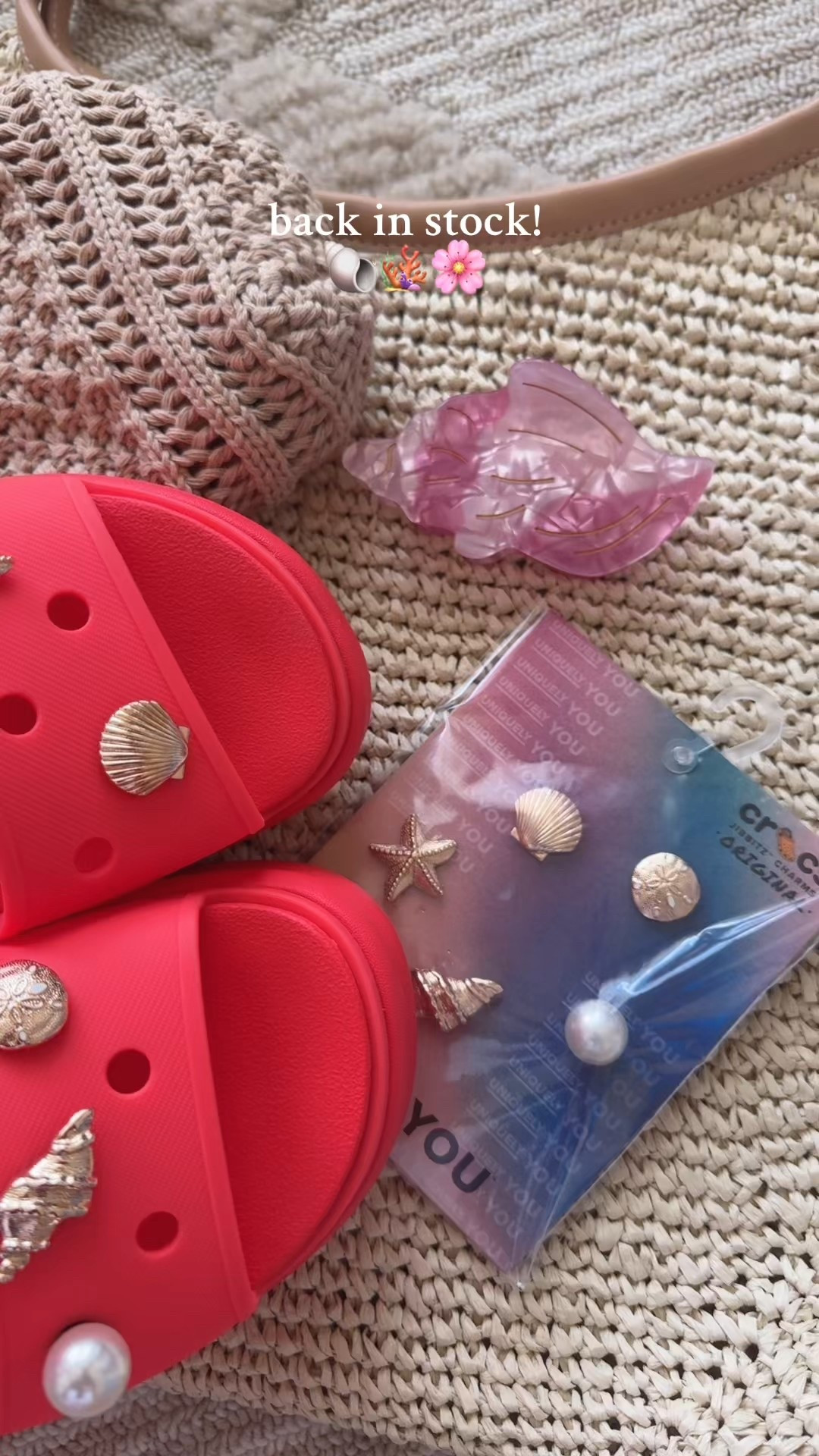 These viral Jibbitz were sold out—and for good reason! 😍 But they’re finally back in stock and even cuter in person. Your Crocs need this beachy glow-up 🐚✨

#BackInStock #crocsstyle #jibbitzcharms #summervibes #crocslover 