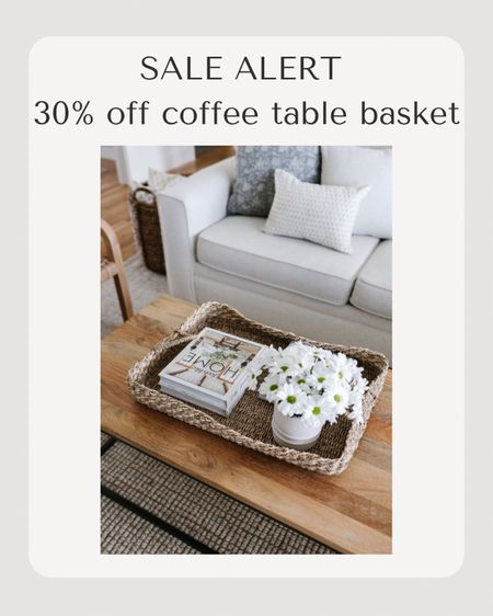 I love this basket on a coffee table!  I’ve also used it on a dining room table for linens & fruits & veggies !

#LTKsalealert #LTKFind #LTKhome