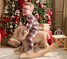 Labradoodle Plush Nursery Rocker | Pottery Barn Kids
