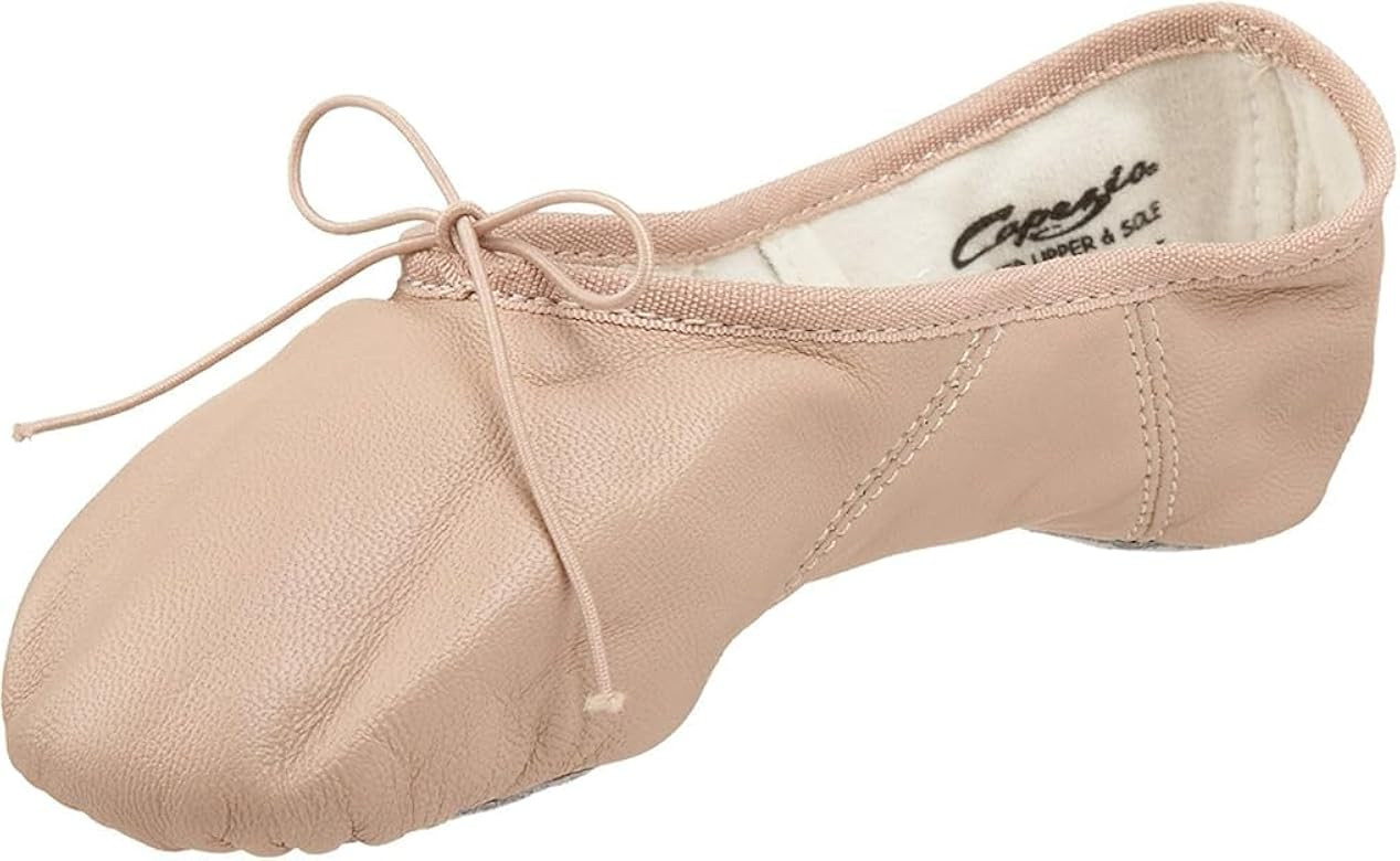 Capezio Women's Leather Juliet Ballet Shoe Flat | Amazon (US)