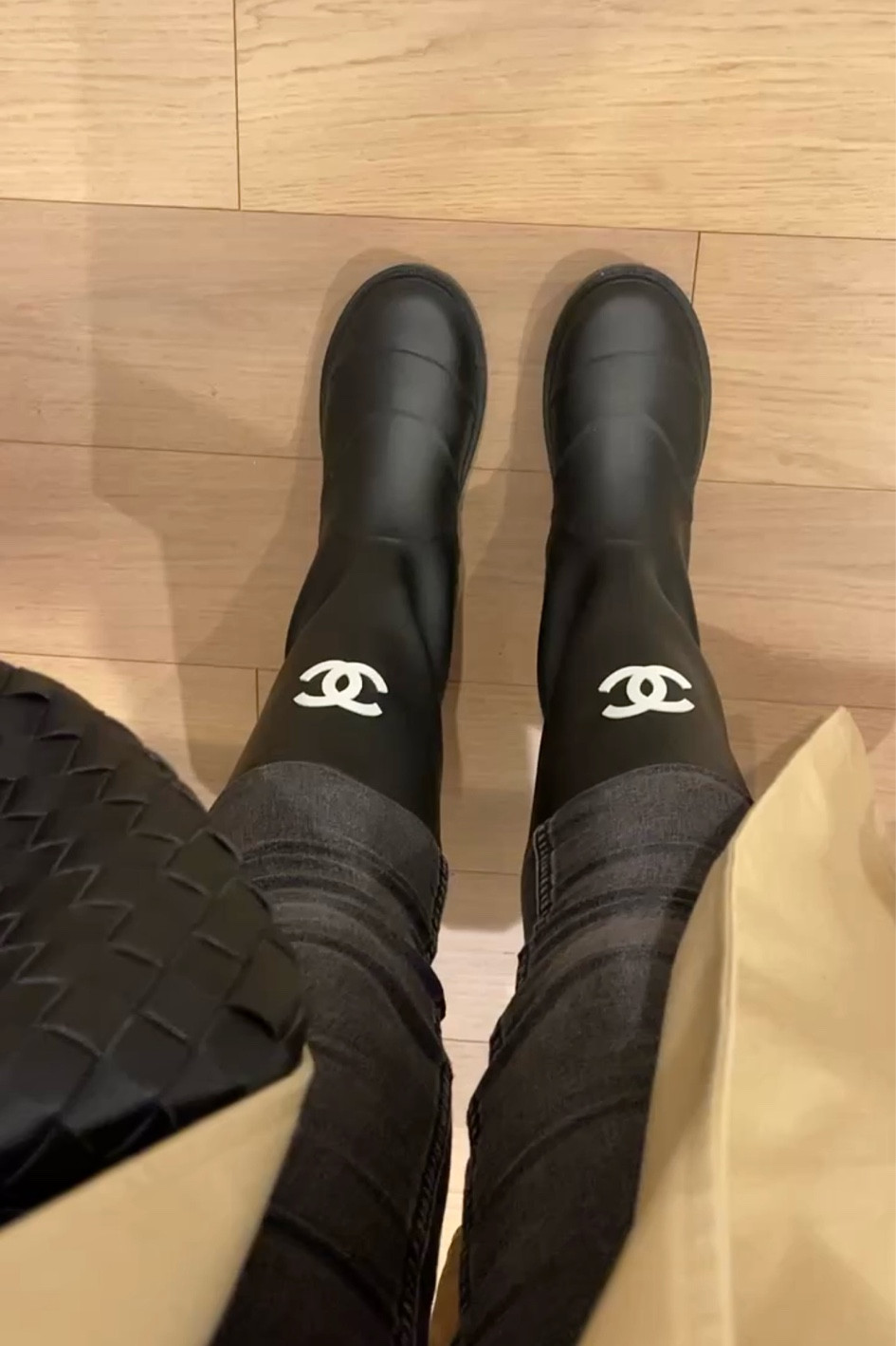 Chanel inspired rain boots #dhgate 

#LTKCyberWeek #LTKGiftGuide #LTKSeasonal