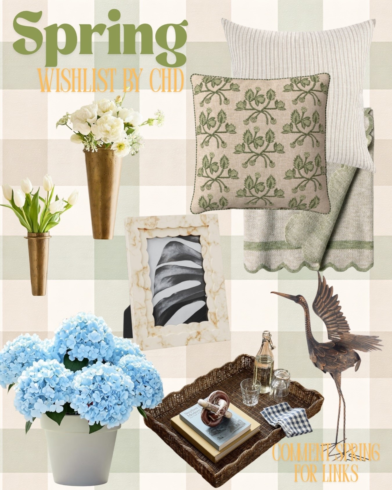 Spring has me online shopping like it’s a sport 🌸🛒 And with a snow storm on the way… giiiirllllll 
These are a few things currently on my spring wishlist — little home refreshes that make such a big difference. And can we talk about that crane?? I’m obsessed. The cutest statement piece. Plus those flower holders for the mudroom are such a staple for rotating seasonal blooms.
Sometimes it’s the smallest updates that make your home feel brand new for the season.
Comment SPRING and I’ll send you the links! 🌷
#springhomedecor #homespringrefresh #interiorstyling #seasonaldecor #homeinspo