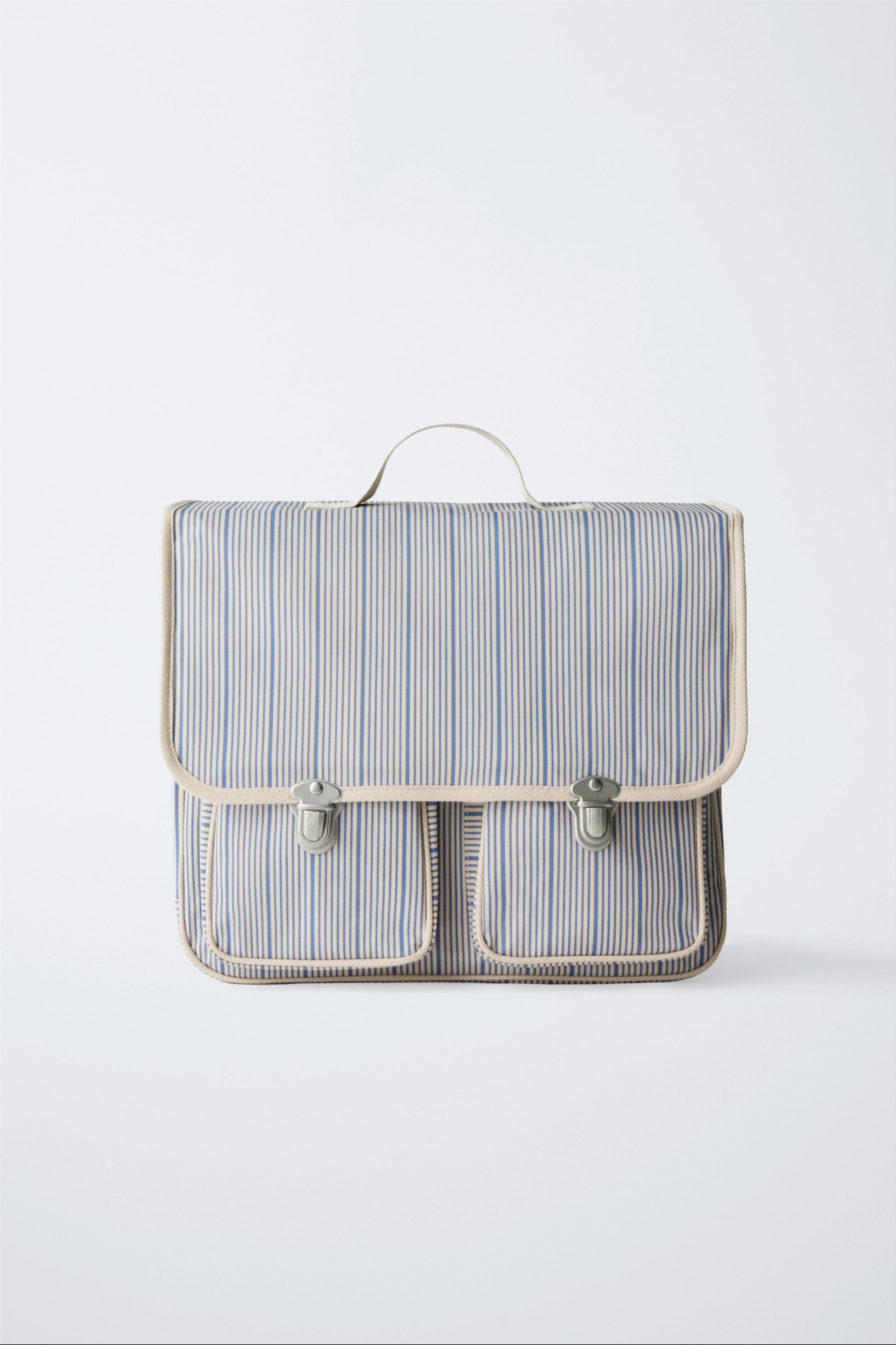 STRIPED SCHOOL SATCHEL | Zara US