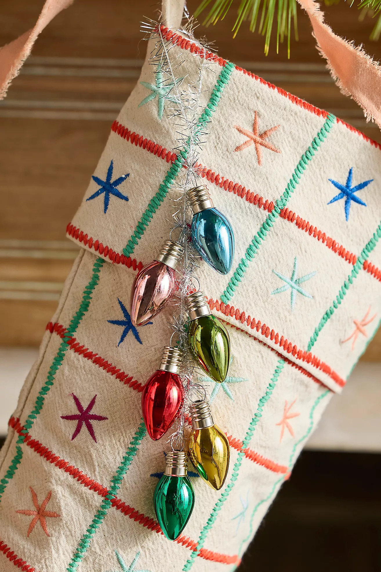 Vintage Bulb Cluster Glass Ornament | Anthropologie (US)