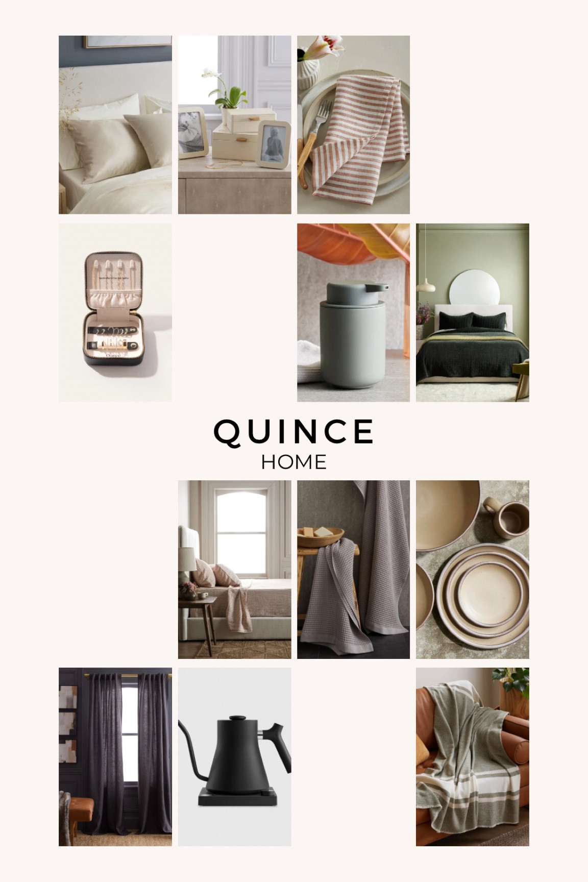 Quince home

Home decor , bed linens , bedding , quince decor , dinnerware , serveware , jewelry storage box , jewelry travel storage , velvet duvet cover , green velvet bedding , silk pillowcase , silk bedding , linen bedding , tea kettle , electric kettle , soap dispenser , bathroom decor , bath decor , bedroom decor , linen curtains , blanket , waffle towels , linen napkins , dinner napkins

#LTKHome #LTKFindsUnder50 #LTKFindsUnder100