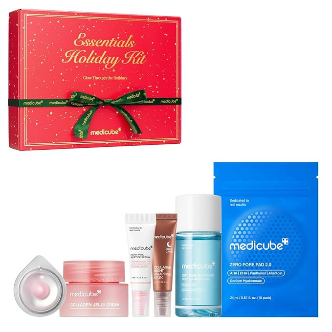 medicube Essentials Holiday Kit | 6-in-1 Mini Skincare Gift Set | Amazon Exclusive Trial Sizes fo... | Amazon (US)